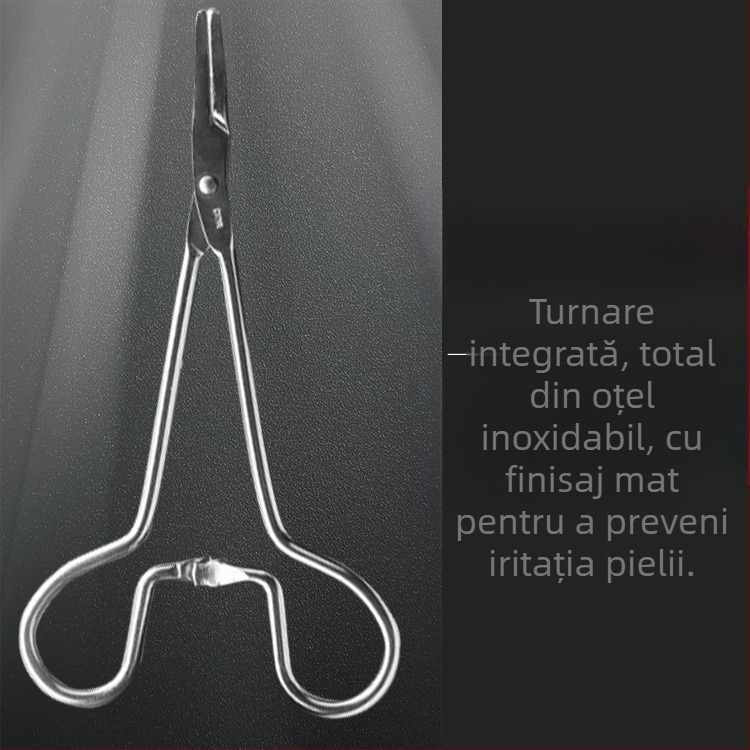 Clește de curățare a părului din oțel inoxidabil pentru urechi de câine, clește de oprire pentru pisici de pluș, pentru animale de companie, pentru câini, pentru curățarea urechilor