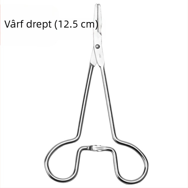 Clește de curățare a părului din oțel inoxidabil pentru urechi de câine, clește de oprire pentru pisici de pluș, pentru animale de companie, pentru câini, pentru curățarea urechilor