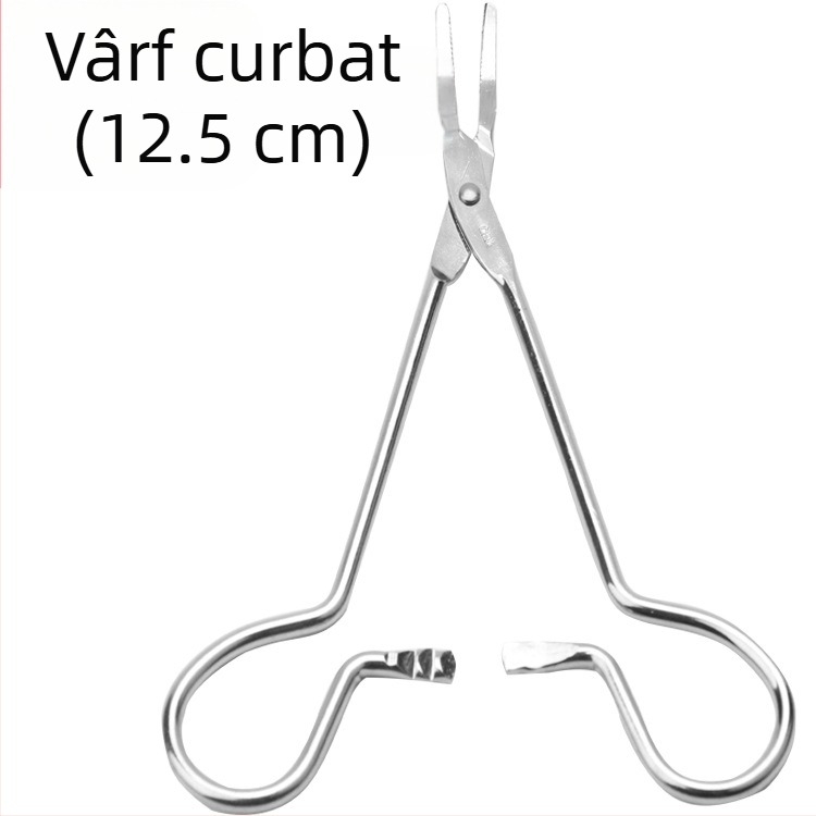 Clește de curățare a părului din oțel inoxidabil pentru urechi de câine, clește de oprire pentru pisici de pluș, pentru animale de companie, pentru câini, pentru curățarea urechilor