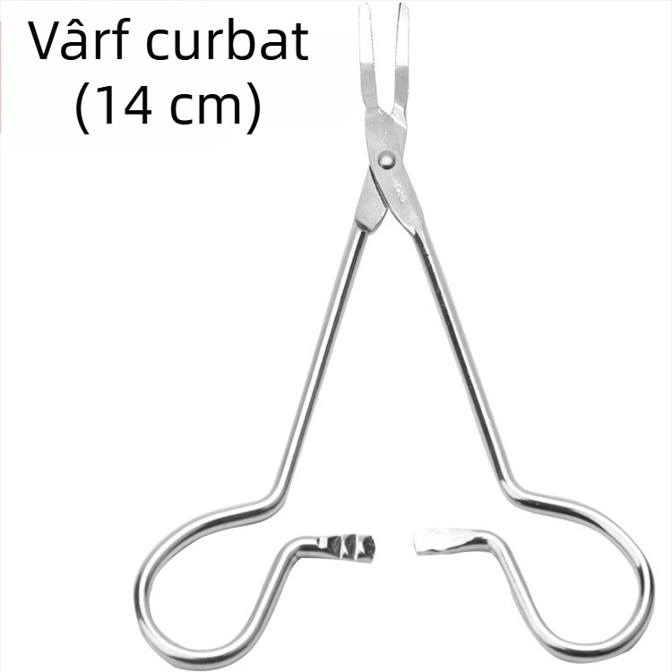 Clește de curățare a părului din oțel inoxidabil pentru urechi de câine, clește de oprire pentru pisici de pluș, pentru animale de companie, pentru câini, pentru curățarea urechilor