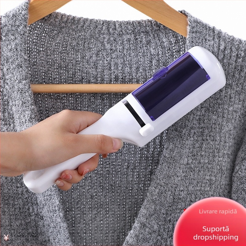 Dispozitiv cilindric de curățare chimică, perie de îndepărtare a prafului de haine, perie lipicioasă, perie de aspirație, păr lipicios, artefacte, rolă de păr lipicios, păr pătat