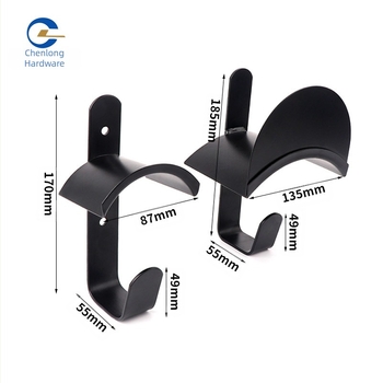 Vânzări directe din fabrică, cârlig pentru țevi de apă cu glugă, instalare pe perete, cârlig de depozitare rezistent, cârlig de suport pentru țevi cu scule hardware