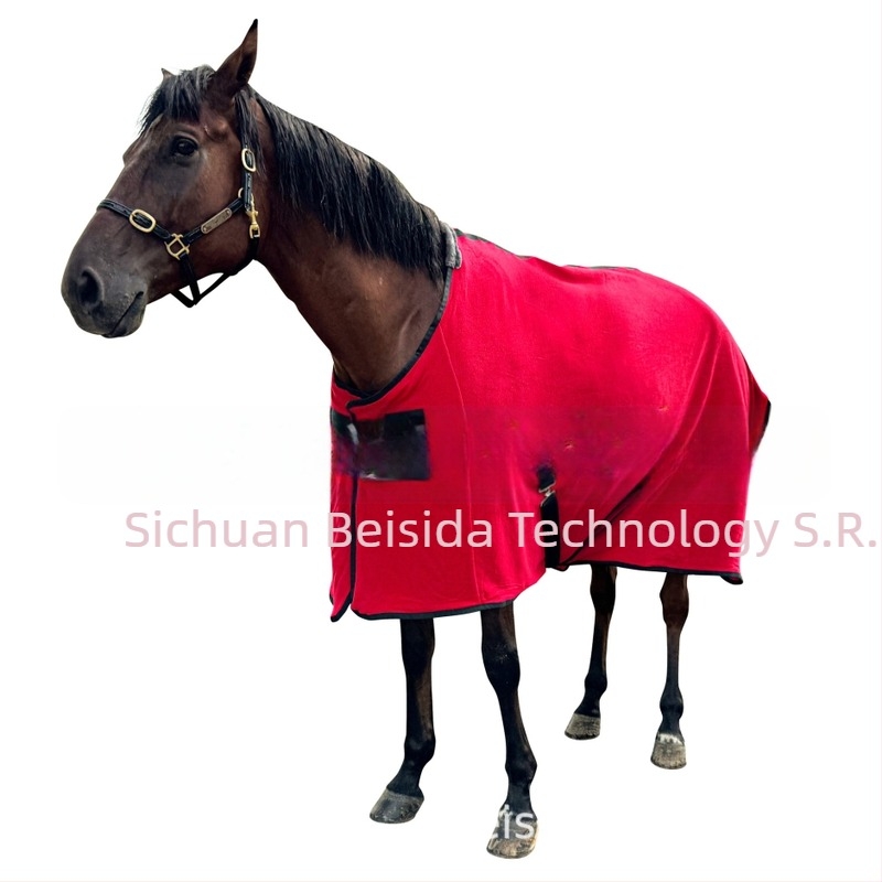 Costum de ecvestru pentru cai, pătură din fleece, costum de cai, primăvară, toamnă și iarnă, costum de cai, sport, prosop de transpirație, halat de baie, costum de cai