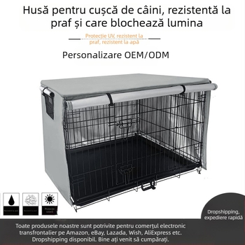 Copertină de praf pentru cuști de animale în aer liber, pentru uz casnic, producători, en-gros, husă de protecție pentru cuști de sârmă pentru animale de companie în aer liber