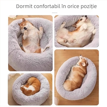 Cușcă de pisică pentru patru anotimpuri, universală, de iarnă, caldă, de pluș, pentru pisici, saltea de dormit, Teddy, mare, mediu, mic, pentru câini, consumabile pentru animale de companie