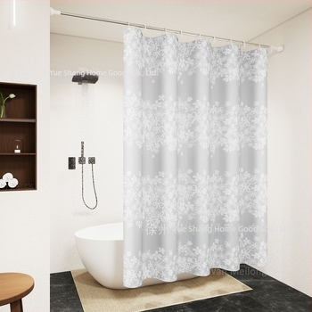 Perdea de duș, perdea despărțitoare specială pentru baie, fără perforare, ușor de instalat, impermeabilă, rezistentă la mucegai, protecție a intimității