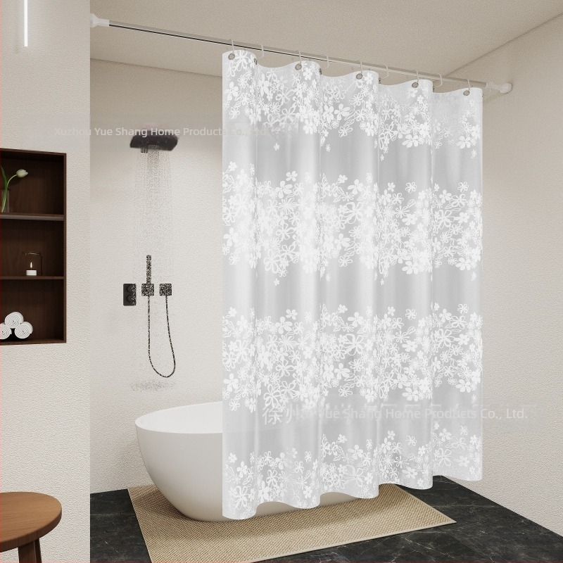 Perdea de duș, perdea despărțitoare specială pentru baie, fără perforare, ușor de instalat, impermeabilă, rezistentă la mucegai, protecție a intimității