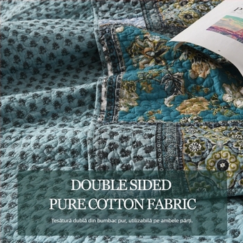 Pinli Home Textile Comerț Exterior Bumbac Pat Set Trei Piese Imitație Americană Pilotă Imprimată Bumbac Aer Condiționat Pilotă