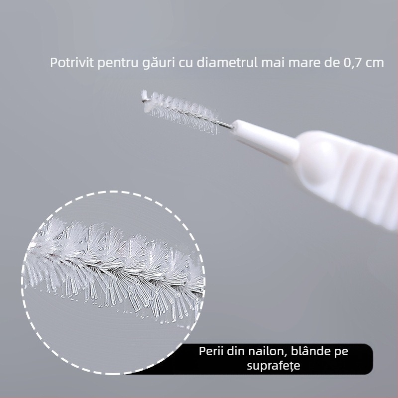 Perie de curățare a dușului, artefact, dragă, duză multifuncțională, gaură pentru baie, curățare a găurilor de telefon mobil, perie mică de uz casnic