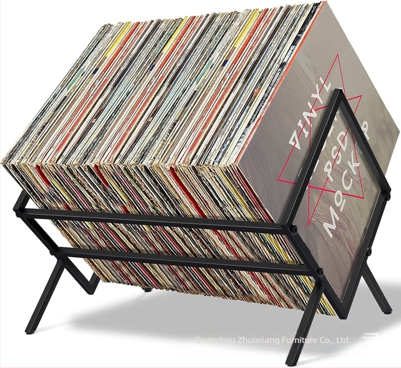 Raft simplu de depozitare a înregistrărilor pe birou, din fier forjat, pentru birou, librărie, reviste, ziare, raft de afișare a CD-urilor