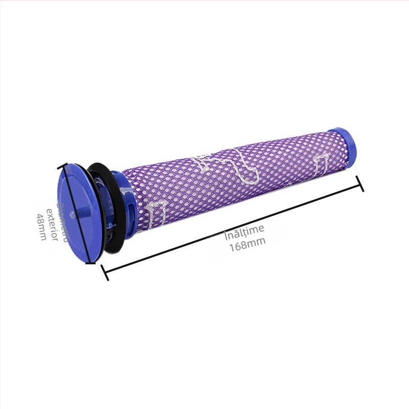 Potrivit pentru accesoriile aspiratorului Dyson V6V7V8V10V11V11V12V15 DC38, element filtrant față și spate, ecran filtrant
