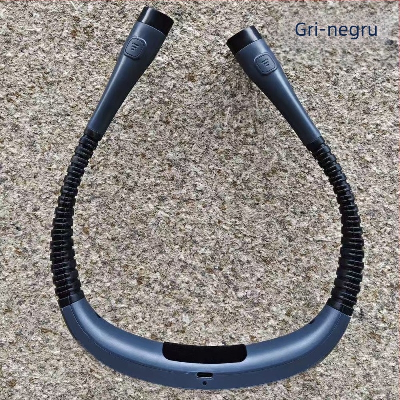 Lampă de gât suspendată pentru citit, cu LED, protecție pentru ochi, cu trei trepte, lumină tricoloră, lampă de gât suspendată cu cap dublu, lampă de iluminat