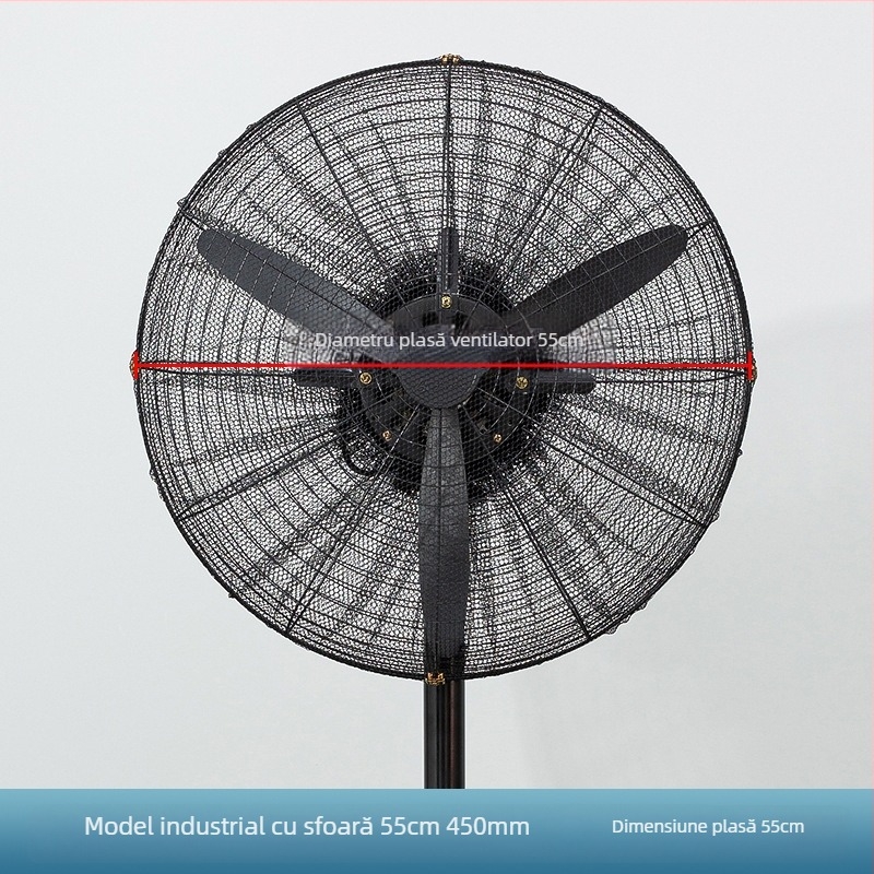 Husă pentru ventilator industrial, husă de siguranță pentru ventilator de podea manuală anti-ciupire, pentru copii și copii, plasă de protecție all-inclusive, husă pentru ventilator cu corn mare