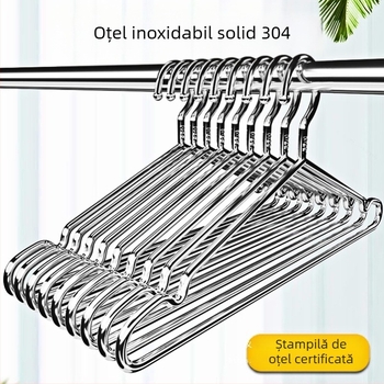 304 din oțel inoxidabil, uscător de haine agățat, cârlig de haine îngroșat, extra gros pentru bebeluși