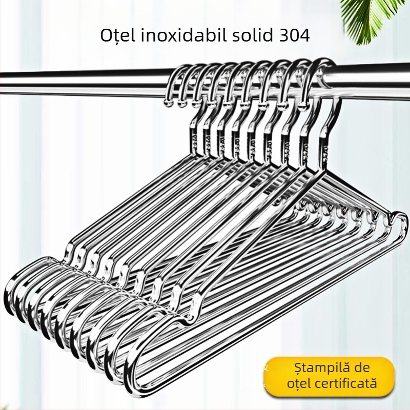 304 din oțel inoxidabil, uscător de haine agățat, cârlig de haine îngroșat, extra gros pentru bebeluși