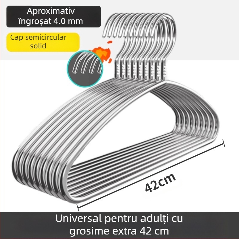 304 din oțel inoxidabil, uscător de haine agățat, cârlig de haine îngroșat, extra gros pentru bebeluși
