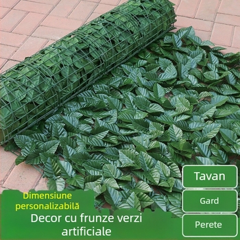 Simulat plante decorative de perete gard gard frunze balcon blocare flori false tavan grădină curte gard plante verzi