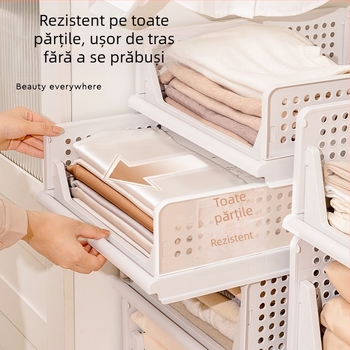Dulap despărțitor stratificat tip sertar pentru haine, suport pentru depozitare în dormitor, cutie de depozitare pentru haine, coș pentru dulap