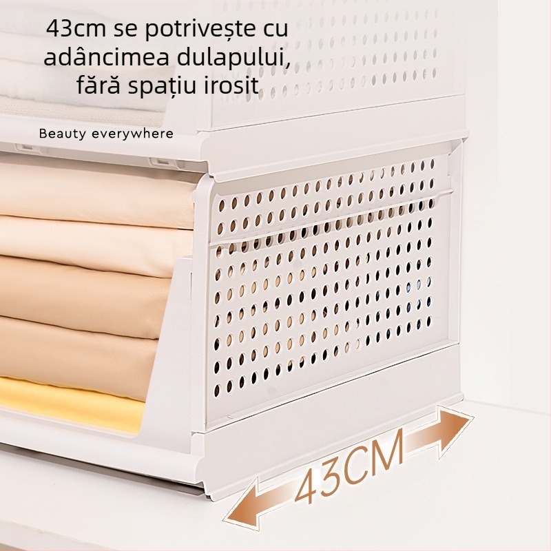 Dulap despărțitor stratificat tip sertar pentru haine, suport pentru depozitare în dormitor, cutie de depozitare pentru haine, coș pentru dulap