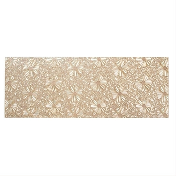 Traversă de masă cu model de floarea-soarelui, de vânzare fierbinte, în stil european, ușoară, de lux, din PVC, anti-murdărire, impermeabilă, anti-opărire, ecologică, decorativă, prosop lung