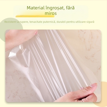Material PE, pungă continuă cu rupere punctuală, îngroșată, pentru cuptor cu microunde, de uz casnic, en-gros, de unică folosință, cu rolă mare, cu gură plată, pentru păstrarea prospețimii