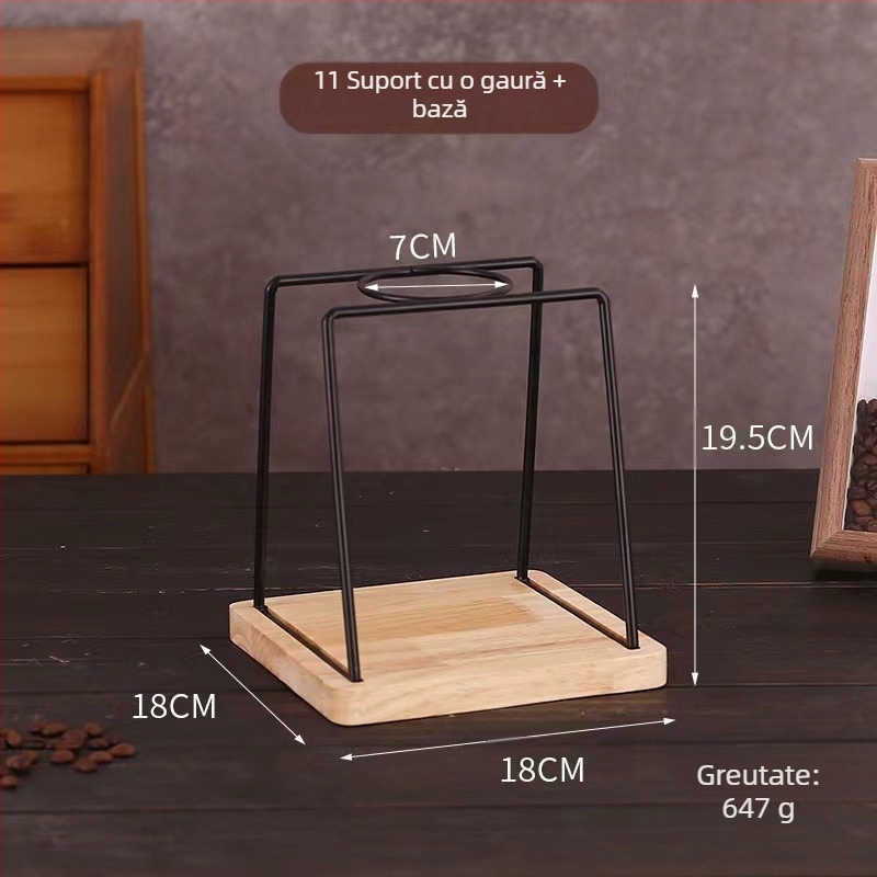 Suport metalic pentru filtru de cafea, suport pentru ceașcă, pâlnie de picurare, filtru pentru ceașcă de fier, suport pentru ceașcă de filtru V60
