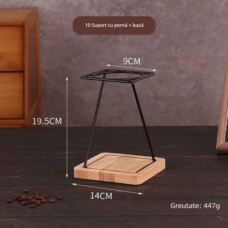 Suport metalic pentru filtru de cafea, suport pentru ceașcă, pâlnie de picurare, filtru pentru ceașcă de fier, suport pentru ceașcă de filtru V60