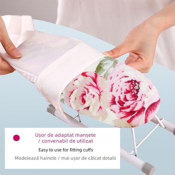 Masă de călcat cu mânecă de fier, mini, cu mânecă caldă, de uz casnic, pentru călcat, accesorii speciale, pentru desktop, cu mânecă caldă, cu mânecă mică, specială mică