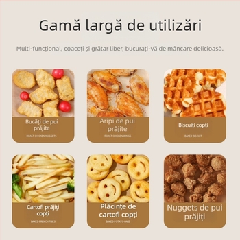 Hârtie pătrată pentru friteuza cu aer, hârtie specială, tavă de hârtie absorbantă de ulei de uz casnic, tavă de hârtie siliconic de calitate alimentară, tavă de hârtie pătrată pentru friteuza cu aer