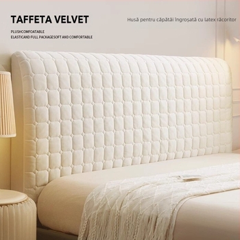 2025 Nou Latex Răcoritor Noptieră Husă Îngroșată Pat din Lemn Soft Pack Praf All-Inclusive Neutru Pat Spate Husă