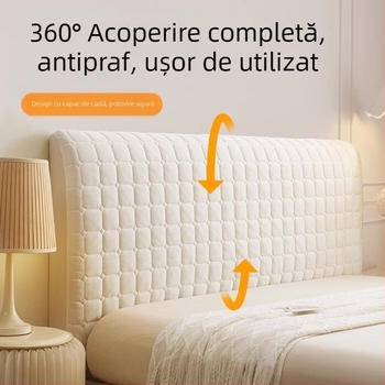 2025 Nou Latex Răcoritor Noptieră Husă Îngroșată Pat din Lemn Soft Pack Praf All-Inclusive Neutru Pat Spate Husă