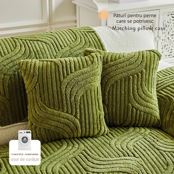 2024 Nou Toamnă și Iarnă Îngroșată Pernă de Canapea de Pluș Anti-alunecare Murdar Anti-Pisică Zgârieturi Pernă de Canapea Advanced Sense Pernă de Canapea