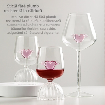 Celebritate online, stil INS, sticlă borosilicată creativă nordică, pahar de vin, pahar de vin, coadă de vin, vin, vin, pahar de vin, vin