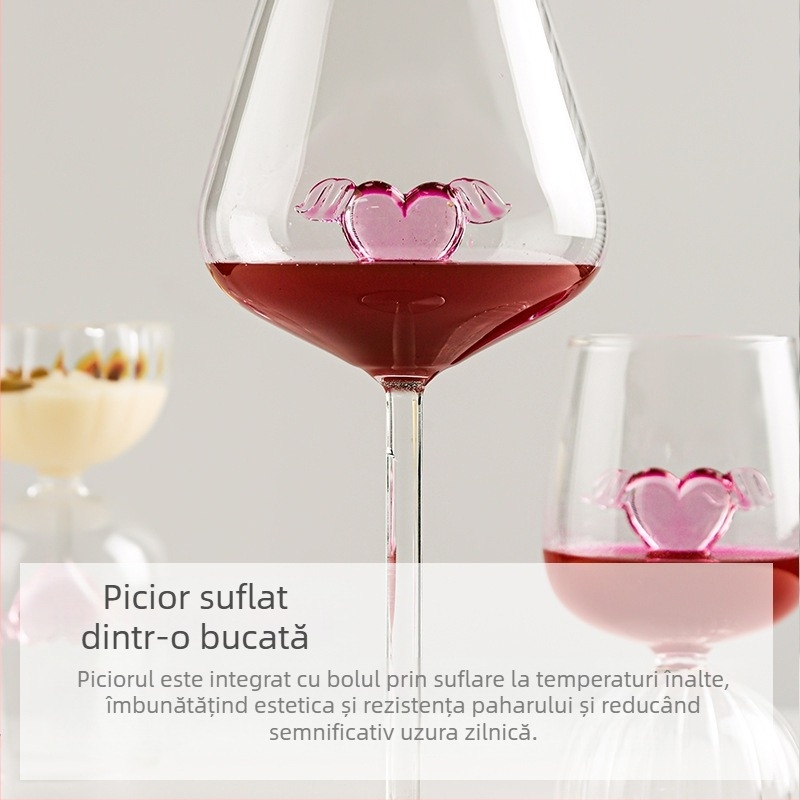 Celebritate online, stil INS, sticlă borosilicată creativă nordică, pahar de vin, pahar de vin, coadă de vin, vin, vin, pahar de vin, vin