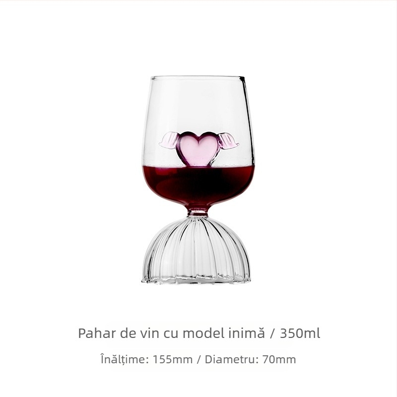 Celebritate online, stil INS, sticlă borosilicată creativă nordică, pahar de vin, pahar de vin, coadă de vin, vin, vin, pahar de vin, vin