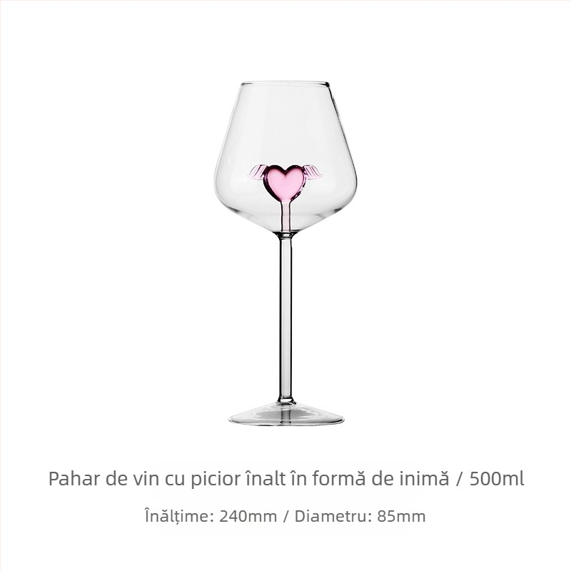Celebritate online, stil INS, sticlă borosilicată creativă nordică, pahar de vin, pahar de vin, coadă de vin, vin, vin, pahar de vin, vin