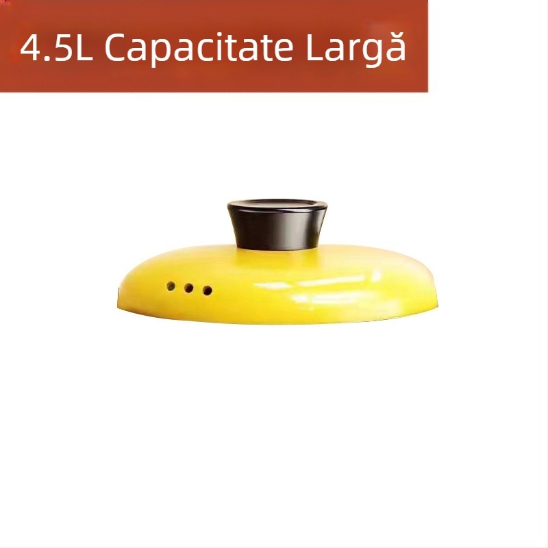 Oală ceramică pentru supă, rezistentă la temperaturi ridicate, cu gaz de uz casnic, cu ardere uscată, care nu crăpă, aragaz cu gaz, oală specială pentru supă, caserolă