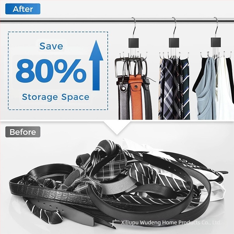 Creative rotativ multifuncțional cu șase gheare cârlig haina capotă agățat geantă geantă eșarfă dulap depozitare rack umeraș ușă