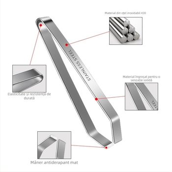 Clește de păr de porc din oțel inoxidabil îngroșat, clește de os de pește de uz casnic, clește de extractor, clește de pui și rață, pensete, clip, gadgeturi de bucătărie