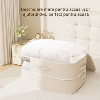 Rezistent la umiditate vizuală, rezistent la mucegai, haine cu puf, set de patru piese, pătură cuvertură, geantă de depozitare pentru garderobă, geantă de mutat