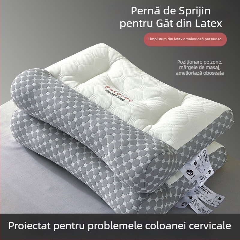 Pernă anti-tracțiune transfrontalieră, pernă cervicală, protecție pentru gât, suport pentru protecție împotriva colapsului, cu recul ridicat, pernă de uz casnic pentru o singură persoană, pereche de miezuri, en-gros