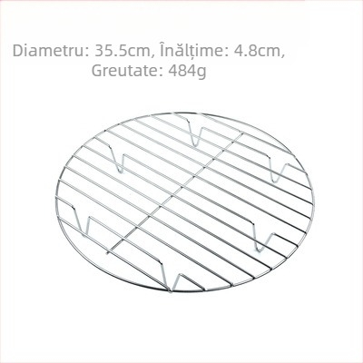 Grătar special pentru carne înăbușită, grătar impermeabil, aragaz pentru tăiței, grătar pentru abur din oțel inoxidabil, compartiment pentru abur, oală antipastă, găleată pentru supă, plasă