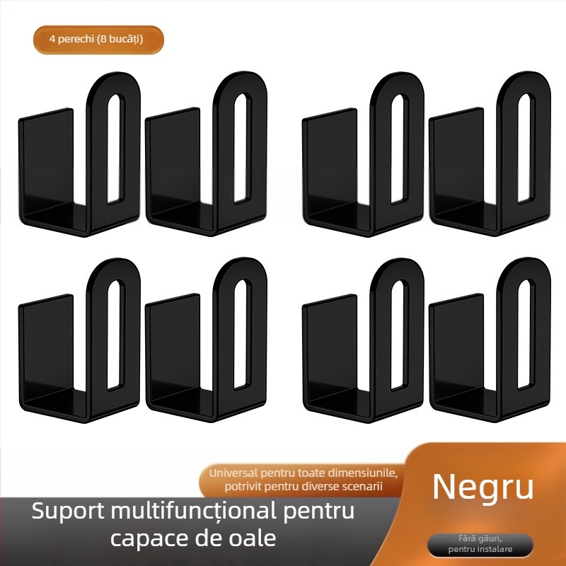 Suport pentru capacul oalei fără perforații, suport de depozitare pentru bucătărie, tocător montat pe perete, tocător multifuncțional, suport pentru artefacte de depozitare pe perete