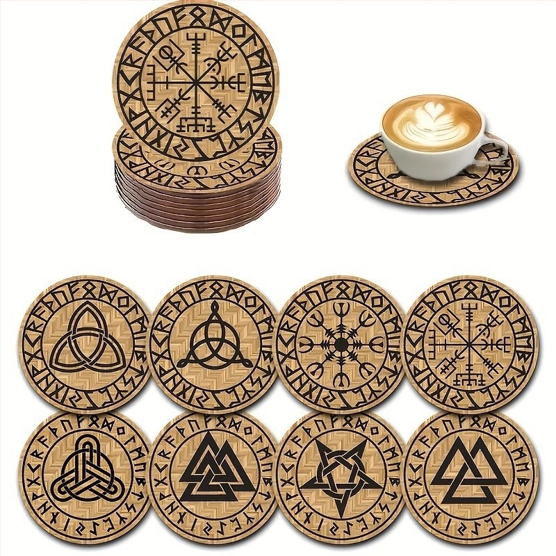 În stoc, model american Country Spring New Love Flower Coaster, costum de izolație termică, covoraș de masă cu imprimare UV, covoraș de masă