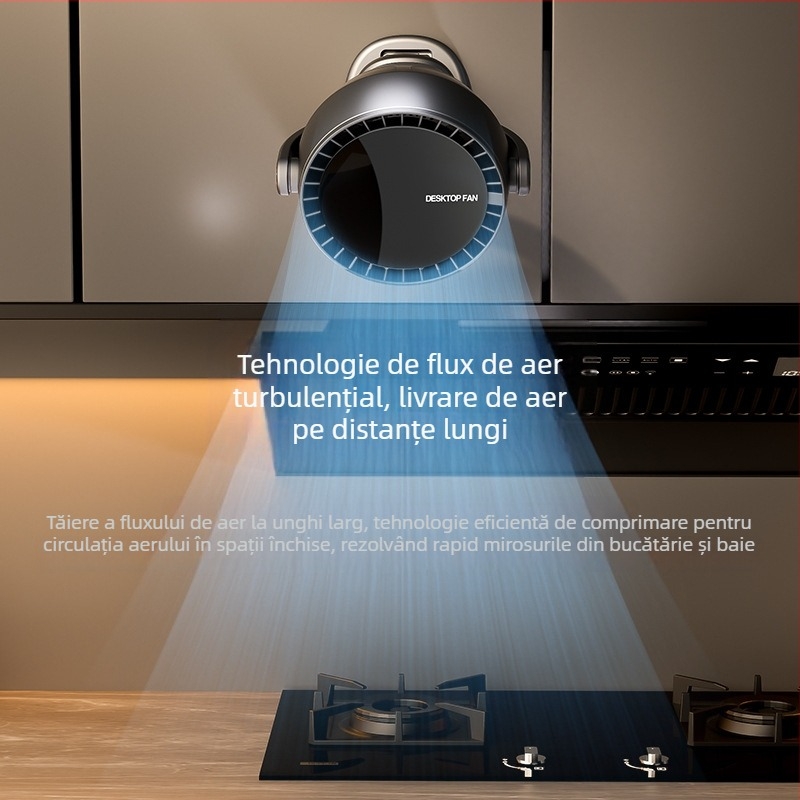 Ventilator wireless cu clips USB multifuncțional transfrontalier, cu cap scuturat, en-gros, pentru camping în aer liber, cu încărcare pe desktop