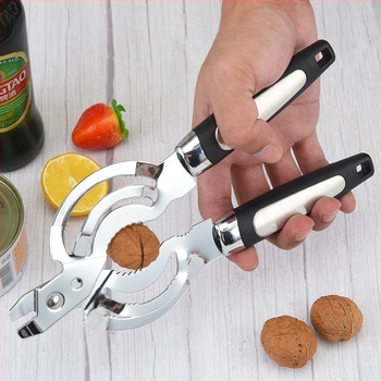 Deschizător de sticle multifuncțional din oțel inoxidabil, en-gros, deschizător de conserve, artefact antiderapant, capac de sticlă cu răsucire