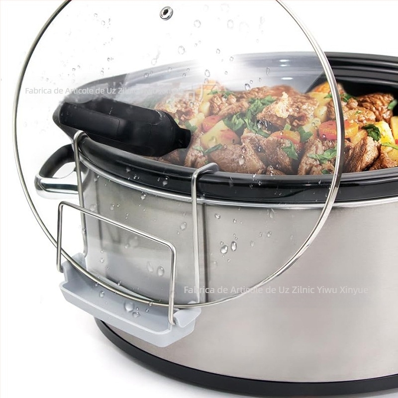 Suport pentru capacul oalei din oțel inoxidabil transfrontalier Suport pentru capacul slow cooker Suport pentru capacul slow cooker