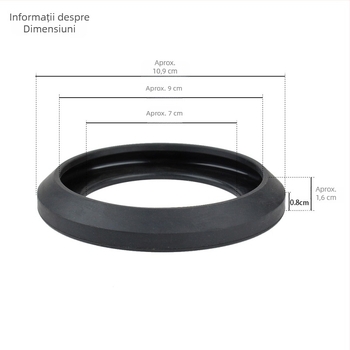 Accesorii pentru toaletă rulotă compatibile cu inelul de etanșare din cauciuc pentru scaune multimodel Thetford, explozii transfrontaliere 34120