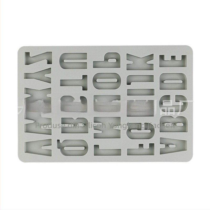 1 buc silicon 26 stereo alfabet englez tort mucegai decorativ ciocolată picătură lipici DIY instrument de copt
