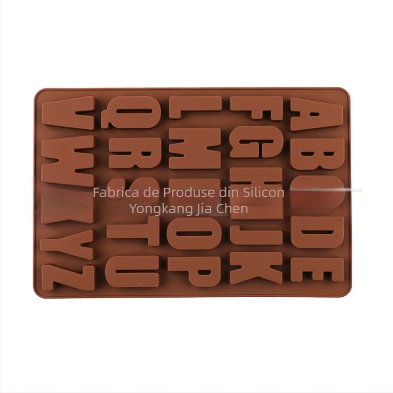 1 buc silicon 26 stereo alfabet englez tort mucegai decorativ ciocolată picătură lipici DIY instrument de copt